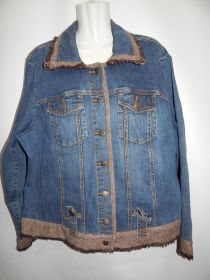 Куртки Куртки ^/--/^ Куртка джинсовая женская Vintage venezia, UKR 52-54 009 /--/ DG (в указанном размере, только 1 шт) ^_^^^ Куртка джинсова жіноча Vintage venezia, UKR 52-54 009 /--/ DG (в зазначеному розмірі, тільки 1 шт) - фото фото фото