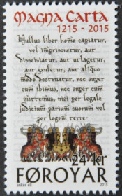 Інше Другое ^/--/^ Фарерские острова Magna Carta 800 лет Великой хартии вольностей 2015 ^_^^^ Фарерські острови Magna Carta 800 років Великої хартії вольностей 2015 - фото фото фото