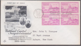 Америка Америка ^/--/^ США 1950 ВАШИНГТОН СТОЛИЦА 150 ЛЕТ КАПИТОЛИЙ АДМИНИСТРАЦИЯ ГОСУДАРСТВО КПД Mi.610 /--/ х /--/ 4 /--/ шт. ^_^^^ США 1950 ВАШИНГТОН СТОЛИЦЯ 150 РОКІВ КАПІТОЛІЙ АДМІНІСТРАЦІЯ ДЕРЖАВА ККД Mi.610 /--/ х /--/ 4 /--/ шт. - фото фото фото