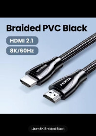 Кабелі, адаптери Кабели, адаптеры ^/--/^ КАБЕЛЬ UGREEN HDMI 8 /--/ K/60 /--/ Гц для PS /--/ 5 Xiaomi TV Box 0,5 МЕТРА - фото фото фото