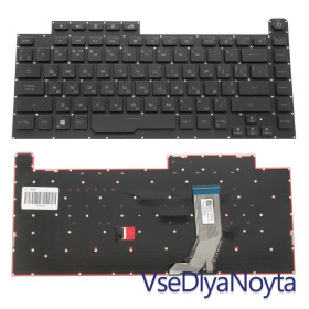 Клавіатури Клавиатуры ^/--/^ Клавиатура для ноутбука ASUS (G /--/ 531 series) rus, black, без фрейма, подсветка клавиш (RGB Per-Key) ^_^^^ Клавіатура для ноутбука ASUS (G /--/ 531 series) rus, black, без фрейму, підсвічування клавіш (RGB Per-Key) - фото фото фото