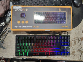 Клавіатури Клавиатуры ^/--/^ Игровая клавиатура с подсветкой RGB GamePro Nitro GK /--/ 537 USB № 25010709/1 ^_^^^ Ігрова клавіатура з підсвічуванням RGB GamePro Nitro GK /--/ 537 USB No 25010709/1 - фото фото фото