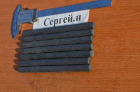Інше Другое ^/--/^ Графітовий кругляк Ф /--/ 19 /--/ мм, довжина 250 /--/ мм, СРСР ^_^^^ Графитовый кругляк Ф /--/ 19 /--/ мм, длина 250 /--/ мм, СССР - фото фото фото