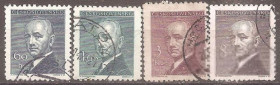 Чехословаччина Чехословакия ^/--/^ Чехословакия 1946 Sc.318-321 гаш. ПОЛНАЯ серия ^_^^^ Чехословаччина 1946 Sc.318-321 гаш. Повна серія - фото фото фото