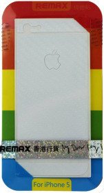 Плівки для екранів Пленки для экранов ^/--/^ Защитная пленка Remax для iPhone 5/5 /--/ S/5 /--/ SE (front + back) Pure Sticker White ^_^^^ Захисна плівка Remax для iPhone 5/5 /--/ S/5 /--/ SE (front + back) Pure Sticker White - фото фото фото