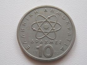 Греція Греция ^/--/^ Греция 10 драхм 1982 года #19170 ^_^^^ Греція 10 драхм 1982 #19170 - фото фото фото