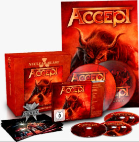 Музичні диски Музыкальные диски ^/--/^ Accept EX U.D.O. - Blind Rage - 2014. Box Set. CD+BRD+DVD+2 Picture EP 7+ Flag+Pin+Cards. Germany. S/S. 1 /--/ st Press - фото фото фото