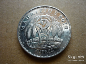 Маврикій Маврикий ^/--/^ Маврикий 5 рупий 2012  зл/1 /--/ м /--/ 6 ^_^^^ Маврикій 5 рупій 2012 зл/1 /--/ м /--/ 6 - фото фото фото
