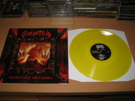 Музичні диски Музыкальные диски ^/--/^ SINISTER - Aggressive Measures   (2016 Cosmic Key Creations,Yellow LP) ^_^^^ SINISTER - Aggressive Measures (2016 Cosmic Key Creations,Yellow LP) - фото фото фото