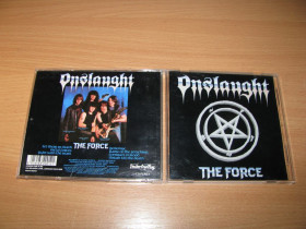 Музичні диски Музыкальные диски ^/--/^ ONSLAUGHT - The Force  (1988 Under One Flag 1 /--/ st press) ^_^^^ ONSLAUGHT - The Force (1988) - фото фото фото