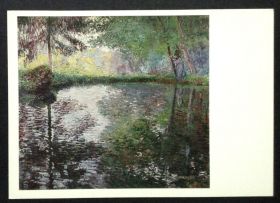 СРСР СССР ^/--/^ Клод Моне. Пруд в Монжероне. “Изобр. искусство”, 1983. Чистая. ^_^^^ Клод Моне. Ставок у Монжероні. «Винахідне мистецтво», 1983. Чистий. - фото фото фото
