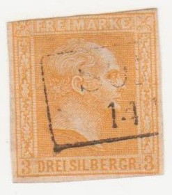 Німеччина до  року Германия до  года ^/--/^ Германия    (Пруссия) 1858 г. № 12 гашеная ^_^^^ Німеччина (Пруссія) 1858 р. No 12 гашена - фото фото фото