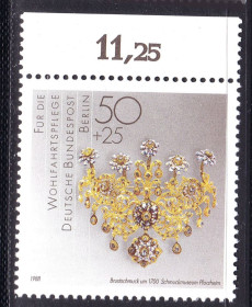 НДР, ФРН ГДР, ФРГ ^/--/^ Германия - Берлин  1988 г MNH - искусство - ^_^^^ Німеччина - Берлін 1988 р MNH - мистецтво - фото фото фото