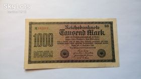 Німеччина Германия ^/--/^ Германия 1000 марок 1922. Еще 100 лотов! ^_^^^ Німеччина 1000 марок 1922. Ще 100 лотів! - фото фото фото