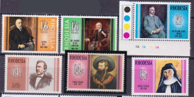 Мистецтво Искусство ^/--/^ NM Искусство . Родезия  1968 , 1973 , и др. года  MNH - личности ^_^^^ NM Мистецтво. Родезія 1968, 1973, і ін. року MNH - особистості - фото фото фото