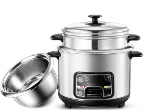 Мультиварки Мультиварки ^/--/^ Лот №13247 Рисоварка, нержавіюча сталь 304 ^_^^^ Лот No /--/ 13247 Рисоварка, нержавеющая сталь 304 - фото фото фото