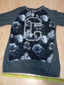 Кофти, реглани Кофты, регланы ^/--/^ Дитячий світшот Guess логотип G джемпер свитер кофта ^_^^^ Кофта свитер для девочки 8-9-10 лет джемпер свитер - фото фото фото