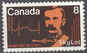 Північна Америка Северная Америка ^/--/^ Канада 1973 100 лет полиции Френч Mi 521 MNH ^_^^^ Канада 1973 100 років поліції Френч Mi 521 MNH - фото фото фото