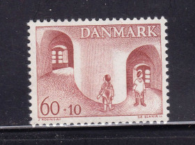 Балканський півострів Балканский полуостров ^/--/^ Дания   1968 г  MNH - архитектура ^_^^^ 1968 MNH - архітектура - фото фото фото