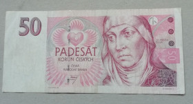 Чехословаччина Чехословакия ^/--/^ ЧЕХИЯ   50 крон 1997 ^_^^^ Чехія 50 крон 1997 - фото фото фото