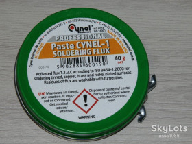 Витратні матеріали Расходные материалы ^/--/^ Паста паяльная Pasta Cynel-1, 40 грам , виробник Польща ^_^^^ Паста паяльная Pasta Cynel-1, 40 грамм, производитель Польша - фото фото фото