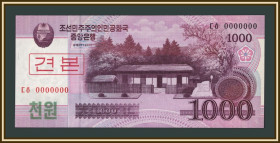 Північна Корея Северная Корея ^/--/^ Северная Корея 1000 вон 2008 P-64 /--/ s UNC ^_^^^ Північна Корея 1000 вон 2008 P-64 /--/ s UNC - фото фото фото