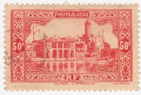 Алжир Алжир ^/--/^ Алжир   1936  г. № 118 гашеная ^_^^^ Алжир 1936 р. No 118 гашена - фото фото фото