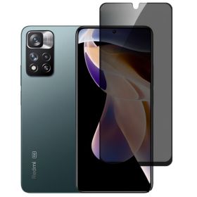 Чохли, бампера Чехлы, бампера ^/--/^ Захисне скло Fiji Privacy для Xiaomi Redmi Note 11 Pro Plus 5 /--/ G антишпигун Anti-peeping повна проклей - фото фото фото