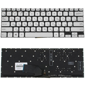 Клавіатури Клавиатуры ^/--/^ Клавиатура для ноутбука ASUS (X /--/ 330 series) rus, silver, без фрейма, подсветка клавиш ^_^^^ Клавіатура для ноутбука ASUS (X /--/ 330 series) rus, silver, без фрейму, підсвічування клавіш - фото фото фото