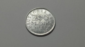 Інше Другое ^/--/^ Германия. 200 марок. 1923. ^_^^^ Німеччина. 200 марок. 1923. - фото фото фото