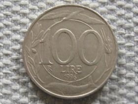 Італія і Ватикан Италия и Ватикан ^/--/^ Италия 100 лир 1996 года #4438 ^_^^^ Італія 100 лір 1996 року #4438 - фото фото фото