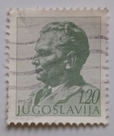 Балканський півострів Балканский полуостров ^/--/^ Югославия 1974 Президент Тито, гашеная ^_^^^ Югославія 1974 Президент Тіто, гашена - фото фото фото