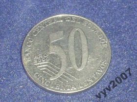 Еквадор Эквадор ^/--/^ Эквадор-2000 г.-50 сентаво (юбилейная) ^_^^^ Еквадор-2000 р.-50 сентаво (ювілейна) - фото фото фото