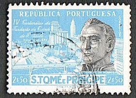 Сан-Томе і Прінсіпі Сан-Томе и Принсипи ^/--/^ Сан Томе и Принсипе  (1954) Колония Португалии. 400 лет Сан-Паулу ^_^^^ Сан Томе і Прінсіпе (1954) Колонія Португалії. 400 років Сан-Паулу - фото фото фото