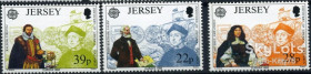 Великобританія Великобритания ^/--/^ Джерси 1992 Европа СЕРТ Mi 574-576 MNH ^_^^^ Джерсі 1992 Європа Серт Mi 574-576 MNH - фото фото фото
