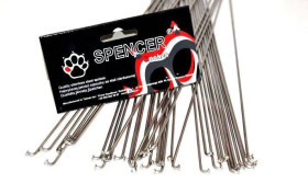 Обода, спиці, втулки Обода, спицы, втулки ^/--/^ Спиці Spencer 36 шт., неіржавкі, 268 мм, без ніпеля, сріблястий (SZN /--/ 268) ^_^^^ Спицы Spencer 36 шт., нержавкие, 268 мм, без нипеля, серебристый (SZN /--/ 268) - фото фото фото