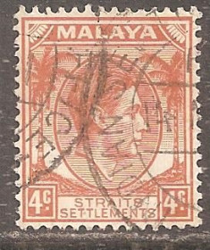 Малайзія Малайзия ^/--/^ Бр.Стрейт Сеттлментс 1937 Sc.240 used ^_^^^ Бр. Сеттлментс 1937 Sc.240 used - фото фото фото