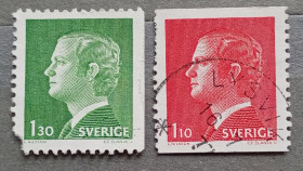 Скандинавія Скандинавия ^/--/^ Швеция 1975-1976 гг - король Карл XVI Густав, гаш ^_^^^ Швеція 1975—1976 — король Карл XVI Густав, гаш - фото фото фото