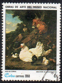 Острівні держави Островные государства ^/--/^ Куба 1980 - Картини Національного Музею  (Г) ^_^^^ Куба 1980 - Картины Национального Музея (Г) - фото фото фото