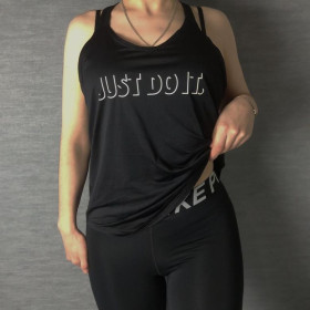 Майки Майки ^/--/^ Жіноча майка nike dri-fit з лого just do it ^_^^^ Женская майка nike dri-fit с лого just do it - фото фото фото