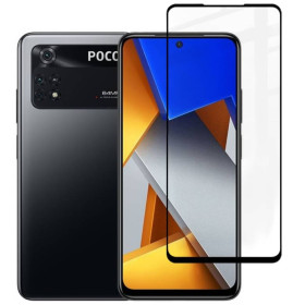 Чохли, бампера Чехлы, бампера ^/--/^ Захисне скло Fiji Premium для Poco M /--/ 4 Pro повне проклеювання Anti-Static чорний ^_^^^ Защитное стекло Fiji Premium для Poco M /--/ 4 Pro полное проклеивание Anti-Static черный - фото фото фото