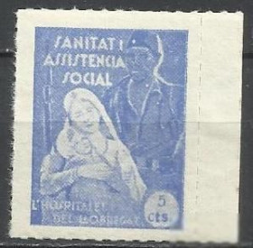 Іспанія Испания ^/--/^ Испания локал Хоспиталитет де Ллобрегат 1937 солдат мать с ребенком социальная помощь не почтовая ма ^_^^^ Іспанія локал Хоспілітет де Ллобрегат 1937 солдат мати з дитиною соціальна допомога не поштова ма - фото фото фото
