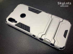 Чохли, бампера Чехлы, бампера ^/--/^ Чехол Hard Case с подставкой для Huawei Y /--/ 9 2019 silver ^_^^^ Чехол Hard Case з підставкою для Huawei Y /--/ 9 2019 silver - фото фото фото