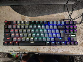 Клавіатури Клавиатуры ^/--/^ Игровая клавиатура с подсветкой RGB GamePro MK /--/ 100 /--/ B Blue Switch USB № 25090102 ^_^^^ Ігрова клавіатура з підсвічуванням RGB GamePro MK /--/ 100 /--/ B Blue Switch USB No 25090102 - фото фото фото
