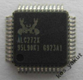 Мікросхеми Микросхемы ^/--/^ Микросхема Audio, Realtek ALC /--/ 272 /--/ X, QFP /--/ 48 ^_^^^ Мікросхема Audio, Realtek ALC /--/ 272 /--/ X, QFP /--/ 48 - фото фото фото