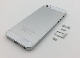 Корпуса на iPhone Корпуса на iPhone ^/--/^ Задняя крышка / Корпус iPhone 5 silver ^_^^^ Задня кришка / Корпус iPhone 5 silver - фото фото фото