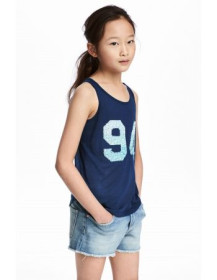 Футболки, майки Футболки, майки ^/--/^ Майка з паєтками H&amp;M 146-152 на вік 10-12 років ^_^^^ Майка с поетками H&amp;M 146-152 на возраст 10-12 лет - фото фото фото