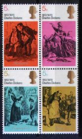 Великобританія Великобритания ^/--/^ ZM  UK / Великобритания 1970 г MNH - Дикенс - 2 /--/ а скана ^_^^^ ZM UK / Велика Британія 1970 р MNH - Дікенс - 2 /--/ а скана - фото фото фото