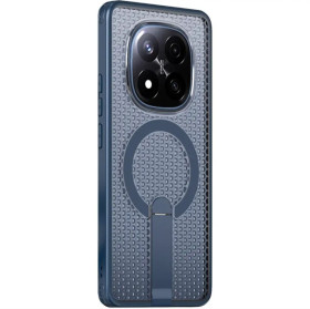 Чохли, бампера Чехлы, бампера ^/--/^ Чохол TPU Breeze with MagSafe stand для Xiaomi Redmi Note 14 Pro 4 /--/ G/5 /--/ G  (Blue) ^_^^^ Чехол TPU Breeze with MagSafe stand для Xiaomi Redmi Note 14 Pro 4 /--/ G/5 /--/ G (Blue) - фото фото фото