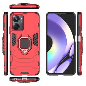Чохли, бампера Чехлы, бампера ^/--/^ Чохол Fiji Ring для Realme 10 Pro 5 /--/ G броньований бампер з кільцем підставкою червоний ^_^^^ Чехол Fiji Ring для Realme 10 Pro 5 /--/ G бронирован бампер с кольцом подставкой красный - фото фото фото